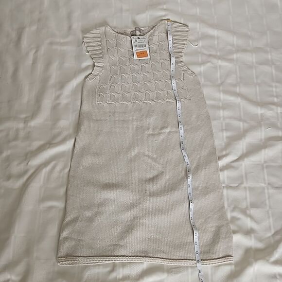 Zara Sweater Mini Sleeveless Dress Small Off White - Picture 11 of 16